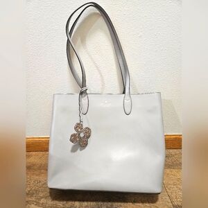 KATE SPADE GREY BUCKET PURSE